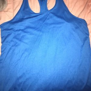 Blue Nike tank top